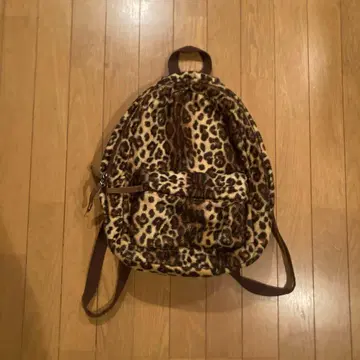 Y2K 레오파드 무늬 백팩
