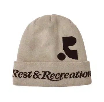 Rest & Recreation 니트 모자 베이지