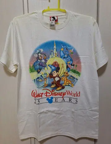 Disney 알라딘 판타지아 미키 페어 T셔츠 L과 M 미사용 신품