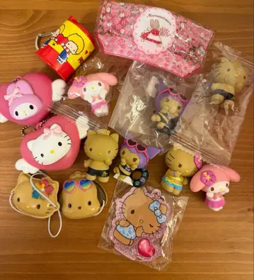 산리오 가챠가챠 세트 키티 마이멜로디 쿠로미 일광화상 키티
