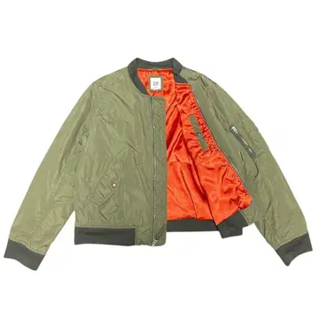 GAP MA-1 크롭 올리브 그린 L Y2K archive