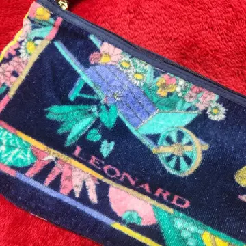 LEONARD 꽃 자동차 디자인 핸드백 파우치