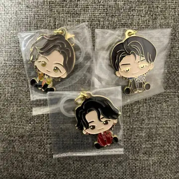 Mrs. GREEN APPLE 제일복권 메탈 참 멤버 3종 세트