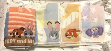 주토피아 타월 4장 세트