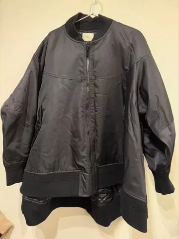 LE PHIL 충전솜 리브 퀼팅 자켓