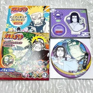 NARUTO 중국 한정판 점프샵 미니 피규어 캔뱃지 휴우가 네지