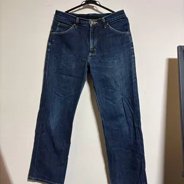 Lee 다크 블루 데님 스트레이트 레그 사이즈 31