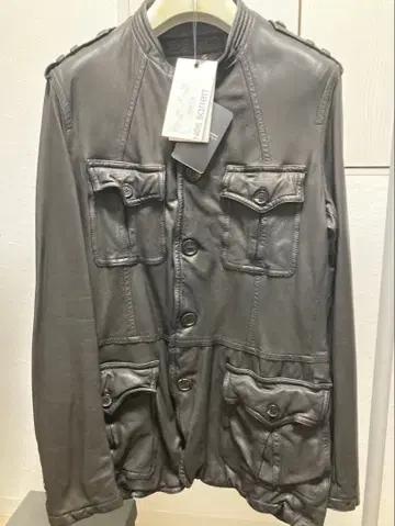 NEIL BARRETT 내퍼 가죽 자켓 닐바렛 XXS 블랙