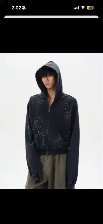 글리터 플래닛 스우시 집 후디 긱 스타일