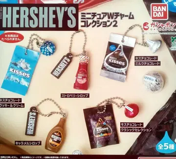 익명 배송 전 5종 세트 HERSHEYs 미니어처 W 참 컬렉션 2