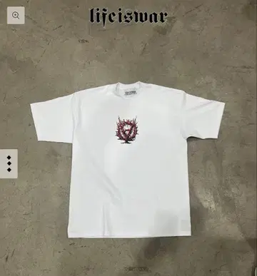 LIFE IS WAR Signature A 티셔츠 WOODS 아나키