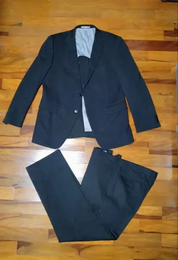 세탁 가능한 비즈니스 정장 대상 180cm 정도 다크 그레이 스트라이프