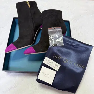 세르지오로시 스웨이드 숏부츠 38 1/2