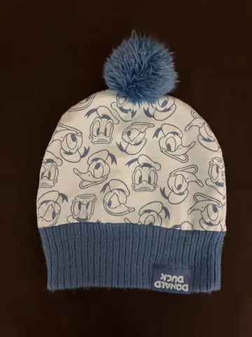 도쿄 디즈니 리조트 한정판 도널드 덕 폼폼 포함 니트 모자!