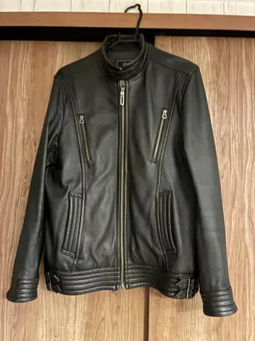 멘즈 비기 램 가죽 싱글 라이더 자켓