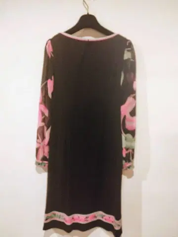 LEONARD 꽃무늬 긴팔 원피스 36 새상품급