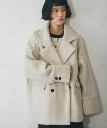 ANOTHER S 더블 브레스트 피코트