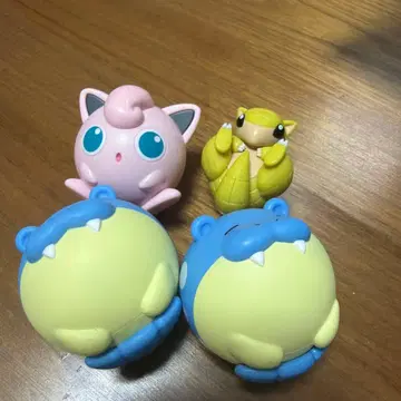 포켓몬 웅크리기 가챠 타마자라시 푸딩 샌드 4점