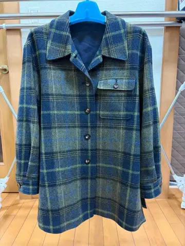 DAKS 닥스 체크 무늬 울 자켓 코트