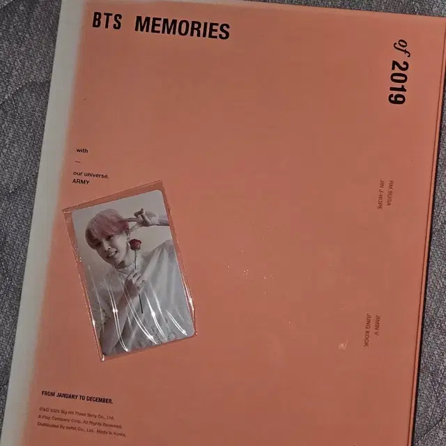 방탄소년단 메모리즈 2019 + 지민 포토카드