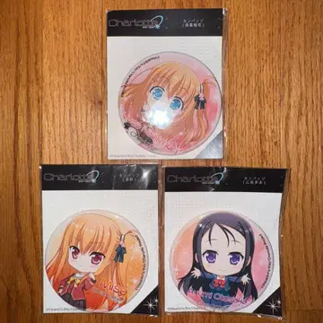 Charlotte 샬롯 캔뱃지 3종 세트