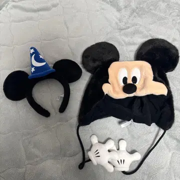 미키마우스 머리띠와 모자 세트