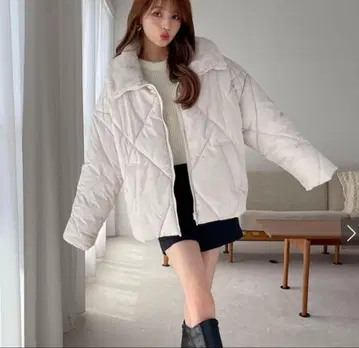 2Way 퍼 칼라 퀼팅 다운 자켓 fo1592