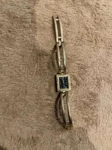 시티즌 클래식 골드 블랙 다이얼 손목시계