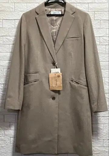 relume 택 포함 새상품 정가 18,000엔 플라넬 롱 체스터 코트