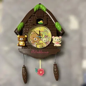 리락쿠마 벽걸이 시계