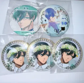 낱개 판매 가능 블루 록 이토시 린 캔뱃지 5개 세트 묶음 판매