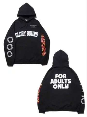 GLORY BOUND 후드티 블랙