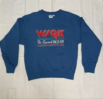 GU 기묘한 이야기 WSQK 트레이닝복 M 사이즈 블루 지유