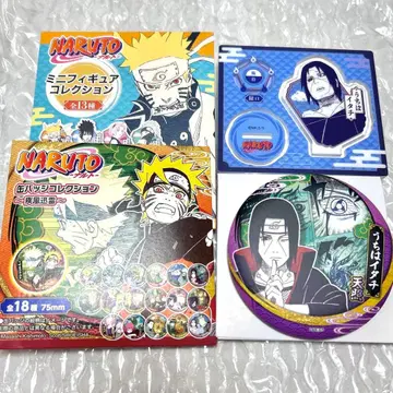 NARUTO 중국 한정판 점프샵 미니 피규어 캔뱃지 우치하 이타치