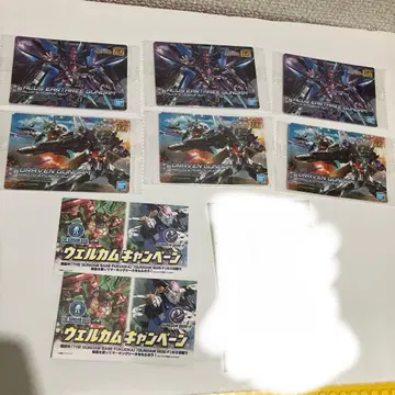 건담 베이스 후쿠오카 웰컴 캠페인 스티커 세트