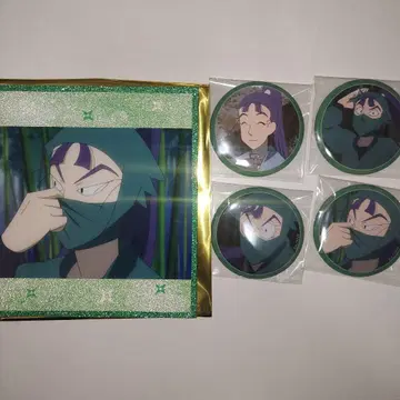 닌타마 타치바나 센조 아크릴 색지 캐릭터 배지 세트