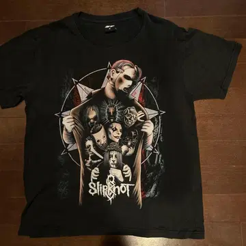 반팔 티셔츠 slipknot 밴드 메탈 락 라이브