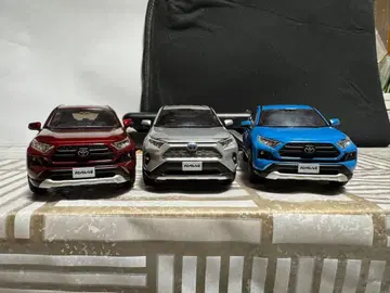 RAV4 1/30 컬러 샘플 색견본 미니카 3대 세트