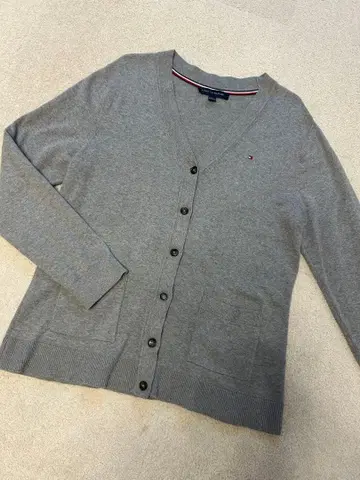 TOMMY HILFIGER 그레이 가디건 L
