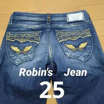 y2k 로우라이즈 데님 자수 robin's jean 부츠컷 헤이세이 갸루