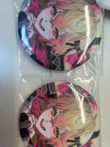 시쿠포니 미코토 오시카츠? 캔 배지