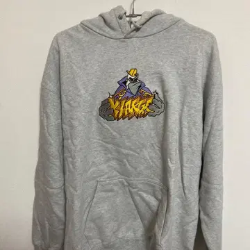 XLARGE 그레이 후드티 S 사이즈
