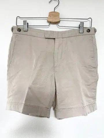 REISS 린넨 하프 팬츠 베이지