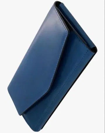 파란색 장지갑 1만 엔권 사이즈 카드 수납칸 포함