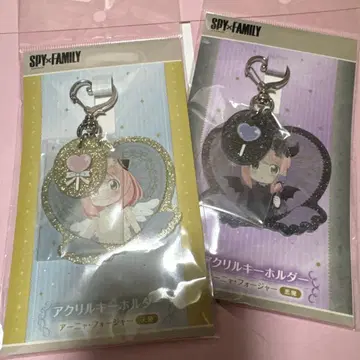 스파이 패밀리 아크릴 키링 아냐 포저 천사 악마
