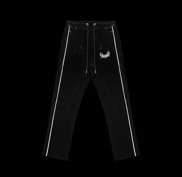 Pxrge Trxxxper 착용 YXNGBRATZ 로고 팬츠 S