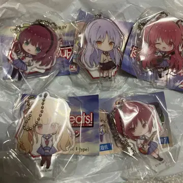 angel beats! 아크릴 키체인 5종 세트