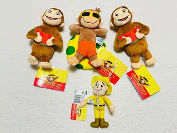 택 포함 새상품 오자루의 조지 썸머ver. 옐로우 컬러 아저씨 4세트