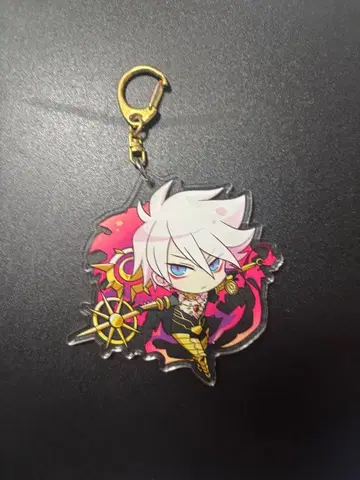 백발 캐릭터 아크릴 키링