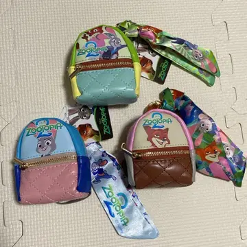 주토피아2 스카프 포함 참 백팩 키링 3종 세트